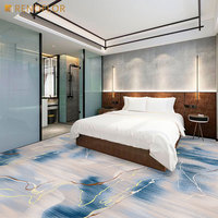 Moquette murale en polyester lavable à poils ras, fabriquée sur mesure, de bonne qualité, pour hôtels, événements et couloirs, fabriquée à Pékin, Chine