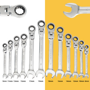 12Pcs Metric Có Thể Điều Chỉnh 8-19Mm Ổ Cắm Cờ Lê <span class=keywords><strong>Set</strong></span> Với Trường Hợp Bền Cr-V Thép Tay Công Cụ Kit Nhà Để Xe Sử Dụng Bao Gồm 17Mm Kích Thước - Product Image 2