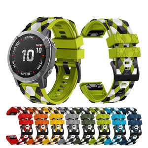 สายรัดนาฬิกาอัจฉริยะ26 22มม. easyfit สำหรับ <span class=keywords><strong>Garmin</strong></span> <span class=keywords><strong>Fenix</strong></span> 7X/5/<span class=keywords><strong>5X</strong></span> <span class=keywords><strong>plus</strong></span>/ 6X <span class=keywords><strong>sapphire</strong></span>/ 6X Pro ลายกีฬาฟุตบอลพลังงานแสงอาทิตย์ - Product Image 2