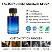 Flacon de parfum en verre écologique de luxe avec pulvérisateur, 25 ml, 30 ml, 50 ml, 100 ml, flacon pulvérisateur en verre vide, flacon atomiseur, emballage