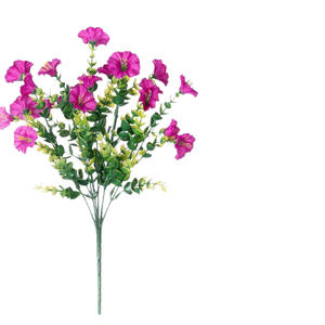 Flor Artificial de <span class=keywords><strong>Trompeta</strong></span> de Eucalipto de 7 Puntas, Flor de Simulación para Exteriores, Moldeada por Inyección - Product Image 5