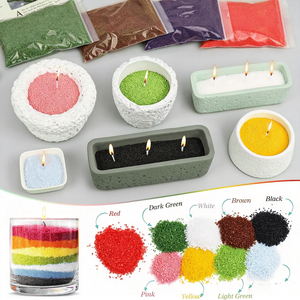 Cera de arena de palma perfumada, reutilizable, a base de plantas, en gránulos, para hacer velas, en tarro de vidrio, a granel, <span class=keywords><strong>barata</strong></span> - Product Image 2
