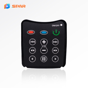 แผงเมมเบรนรีโมทคอนโทรลโพลีคาร์บอเนตพิมพ์ลายด้วยเทคนิคซิลค์สกรีนและยูวีทรานเฟอร์ สำหรับใช้งานภายใน/ภายนอกอาคาร - Product Image 2