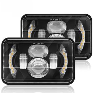 Phare LED 4x6 5x7 7 pouces 45W 4500lm DRL H4 Faisceau Hi/Lo Tout-Terrain Universel 12V pour Voitures - Product Image 1
