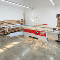 Scie à panneaux horizontale de haute précision HYSEN, outil de travail du bois durable, pour couper les panneaux en bois, PVC, composites, meubles