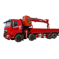 Grue embarquée composite multi-actions personnalisable de 14 tonnes, commande à distance