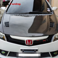 Capot avant en fibre de carbone 3K Twills style MG RR pour Honda Civic FD2, mise à niveau BK Tuning Civic 8ème génération Type-R FD2
