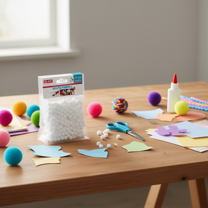 Palline di Paillettes Ilan 1.0 Cm Bianche 100 Pezzi per Forniture Artigianali - Product Image 2