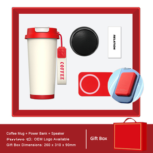Tazza dal Design Moderno con Altoparlante Bluetooth e Power Bank, Confezione Regalo per Uomini e Donne, Festa del Papà, Ringraziamento, <span class=keywords><strong>San</strong></span> <span class=keywords><strong>Valentino</strong></span>, Festa della Mamma - Product Image 1