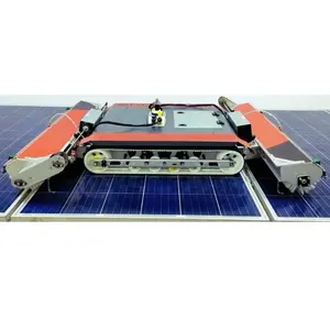 Robot de nettoyage de panneaux PV pour équipement de nettoyage de panneaux solaires avec batteries au lithium rechargeables