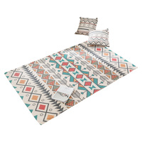 Tapis de porte tufté à la main conçu sur mesure avec motif puzzle Prix fascinant Tapis de bienvenue intérieur avec logo