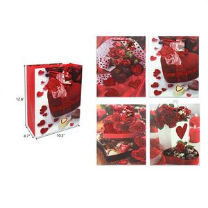 Sac cadeau pour la Saint-Valentin 10,2''x12,6''x4,7'' 144PCS/CS Élégant et romantique pour votre personne spéciale - Product Image 1