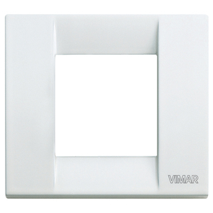 Vimar Wall <b>Switch</b> Plate 8.5 Cm White Square Design - Product Image 1