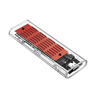 Caja de disco duro de estado sólido M.2 Usb3.1 \ Type-c de alta velocidad Nvme SATA/NGFF SATA Caja móvil de disco duro externo de protocolo dual