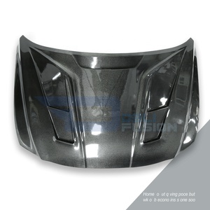 Capot en carbone pour Hyundai Elantra N/Avante N (CN7) type JW, double face en fibre de carbone, avec aérations - Product Image 4