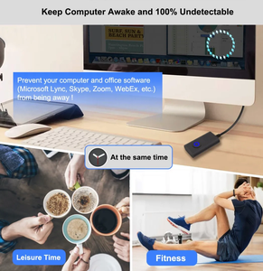 Simulador de Movimiento de Ratón USB con Interruptor de Encendido/Apagado, Mantiene la Computadora Encendida, Sin Necesidad de Controladores, <span class=keywords><strong>Auto</strong></span> Clicker - Product Image 5