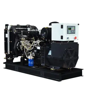 Gerador de eletricidade diesel refrigerado a água, 10kw, 12kw, 16kw, à prova de som, potência principal, 230V/420V 60Hz, grupo gerador trifásico diesel com ATS