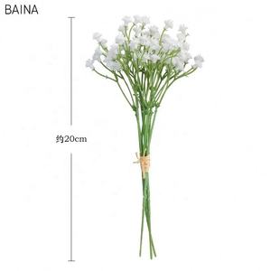 Delicada gran oferta de flores de aliento de bebé de seda Real Touch, ramo de Gypsophila para decoración de <span class=keywords><strong>Casa</strong></span> de boda, característica simulada - Product Image 2