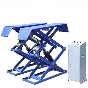 <span class=keywords><strong>Pont</strong></span> élévateur à ciseaux hydraulique à profil bas et à hauteur moyenne pour véhicules - Product Image 1
