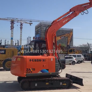 Excavadora de 6 toneladas de segunda mano japonesa original de la marca Hitachi, máquina excavadora de orugas de segunda mano ZX60 fabricada en Japón - Product Image 3