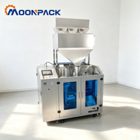 Machine d'emballage automatique de sachets Moonpack MP-BPG-200 pour maïs soufflé, poivre, riz, céréales, fèves de cacao, sachets en aluminium
