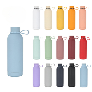 Logotipo personalizado 12oz 17oz 25oz 34oz Boca pequeña Botella de agua aislada Frasco de vacío 304 Acero inoxidable Doble pared Deportes al aire libre - Product Image 1