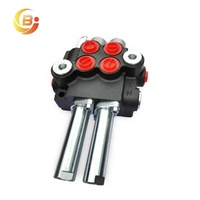 Vanne de commande directionnelle monobloc Junbao série P40 40L-Min à commande électrique bidirectionnelle avec câble de commande à distance pour tracteur et chargeur