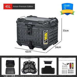 BK. Hộc hành lý xe máy hợp kim nhôm BK-034 45L màu đen, tháo lắp nhanh, di động, dành cho xe điện - Product Image 6