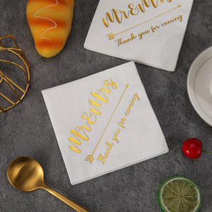 Palette de couleurs Morandi, estampage à chaud doré, logo personnalisé, essuie-tout ménagers de qualité alimentaire, petite boîte en pâte de bois vierge - Product Image 1