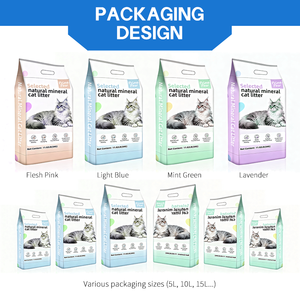 Ingrosso PrimePaw ecologiche lavabili senza polvere di manioca naturale lettiera per gatti 2kg deodorante degradabile altamente adsorbente velocemente - Product Image 4