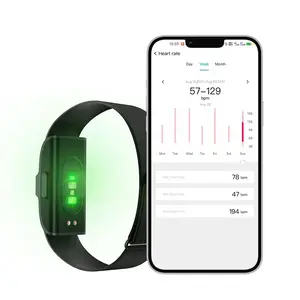 New Health Wearable 2208A Gesichtsloses Smart Health Band Schlaf Herzfrequenz überwachung Bewegungs verfolgung Automatisches Gesundheits armband