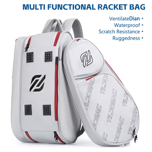 Bolsa de Pickleball Impermeable Personalizada, Bolsa de Pádel de Alta Calidad, PU Multifuncional, Bolsas y Mochilas de Pickleball Desmontables - Product Image 3