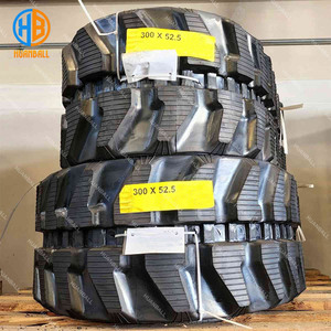Fábrica Venda Direta <span class=keywords><strong>Mini</strong></span> Escavadeira Rubber Crawler Track para Kubota KN51 KH60 KH66 KH71 300x52.5x72N - Product Image 1