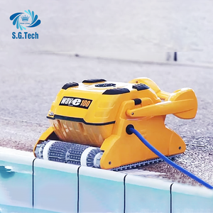 Aspirateur robot <span class=keywords><strong>Dolphin</strong></span> automatique Water Crown <span class=keywords><strong>Wave</strong></span> <span class=keywords><strong>100</strong></span> de haute qualité, neuf, pour piscines PC, piscines de jardin, économie d'énergie, haute performance - Product Image 1