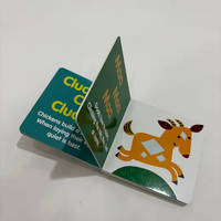 Impresión Personalizada de Libros Infantiles Educativos de Segunda Mano, Impresión de Libros de Cartón con Animales para Niños
