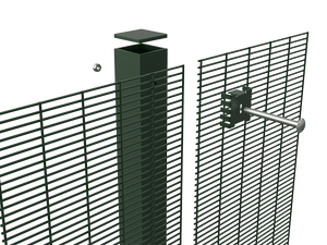 Systèmes de clôtures en acier métallique rigides de sécurité 358 anti-escalade pour bâtiments et usage de sécurité - Product Image 1