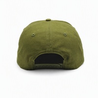 Casquette de baseball en chanvre et coton tendance avec patch tissé personnalisé à 6 panneaux