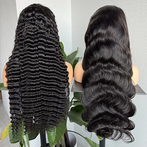 Peluca de 30 pulgadas con encaje Frontal 13x4 13x6 HD, cabello humano con encaje Frontal, peluca transparente HD Suiza Natural para mujer, venta al por mayor - Product Image 1