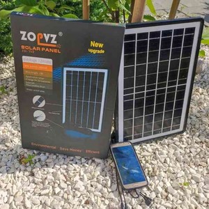 Panneau solaire USB 12W 5V 2.4A à charge rapide pour utilisation en extérieur - Product Image 4