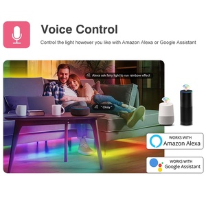 Tuya Bộ Điều Khiển Dải Đèn LED Không Dây Zigbee Thông Minh Điều Khiển Bằng Giọng Nói Ứng Dụng 3.0 RGB + CCT Tương Thích Với Alexa /SmartThings/Google - Product Image 6