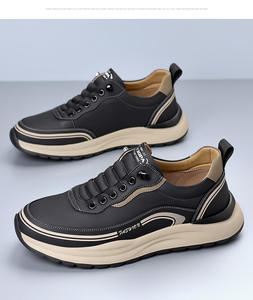 Zapatos casuales de moda para <span class=keywords><strong>hombre</strong></span> baratos, zapatillas de deporte con costuras de color, zapatillas transpirables con cordones para <span class=keywords><strong>hombre</strong></span> - Product Image 5