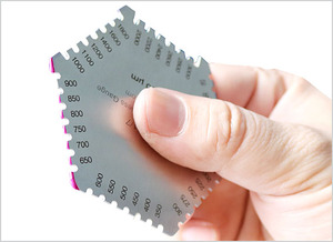 BGD 531 Rectangular Dual Scale Wet Film Comb Thickness Gauges Stainless Paint Thickness Tester - Product Image 2