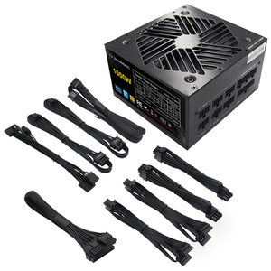 <span class=keywords><strong>Alimentation</strong></span> <span class=keywords><strong>PC</strong></span> 1000W 80 PLUS Gold PCI-E 5.1 pour <span class=keywords><strong>PC</strong></span> Gaming, PFC Actif, Entièrement Modulaire, ATX, Compatible Cartes Graphiques Série 50 - Product Image 1