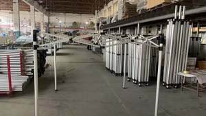 사용자 정의 큰 야외 브랜드 50mm 상업 무역 쇼 접이식 큰 텐트 팝업 전망대 20X10 3x6 10x20 10X20 캐노피 텐트 - Product Image 4