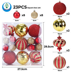 2025 Usine Nouvelle Conception De Haute Qualité Étanche Boule De Noël Décorative Réutilisable Moderne En Plastique Boule De Noël - Product Image 5