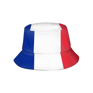 In kỹ thuật số Canada cờ đỏ trắng màu dễ thương mùa hè mùa hè sang trọng rộng vành xô mũ chất lượng cao - Product Image 4