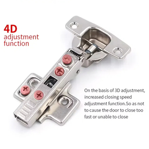 Temax - Bisagras Hidráulicas Ajustables 4D Modernas con <span class=keywords><strong>Cierre</strong></span> Suave para Puertas <span class=keywords><strong>de</strong></span> Muebles <span class=keywords><strong>de</strong></span> Cocina - Product Image 2