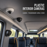 Système de caméra DVR pour camion et bus avec options de 4 à 8 caméras, caméras métalliques extérieures, caméras en plastique intérieures, GPS, WiFi, 4G et moniteur multi-tailles