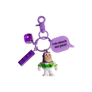 Portachiavi in Viscosa con Personaggi di Toy Story, Design con Buzz, Woody e Alieno a Tre Occhi per Chiavi dell'Auto - Product Image 5