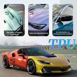 Cansheng Dry & Wet incolling autorigenerante PPF Blush perlata colore del corpo vernice protettiva pellicola per auto TPU colorato PPF pellicola avvolgente - Product Image 5